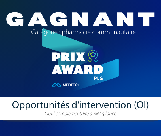 Vigilance Santé Honoured by the Public in the Community Pharmacy Category